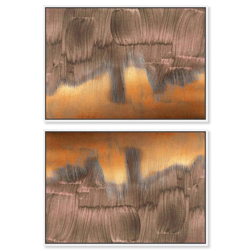 High Plains Camp Canvas by Art Remedy - 30" x 24" - Black