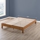 preview thumbnail 18 of 55, Grand Solid Wood 12-inch Platform Bed Frame by Crown Comfort