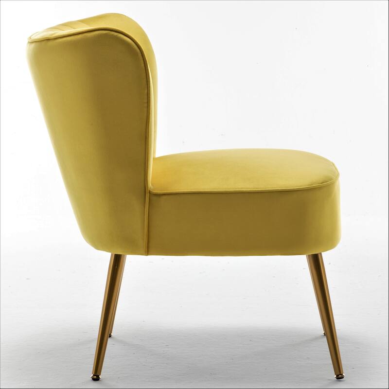 Sauter 23.2" Wide Mid-Century Modern Microfiber Accent Chair