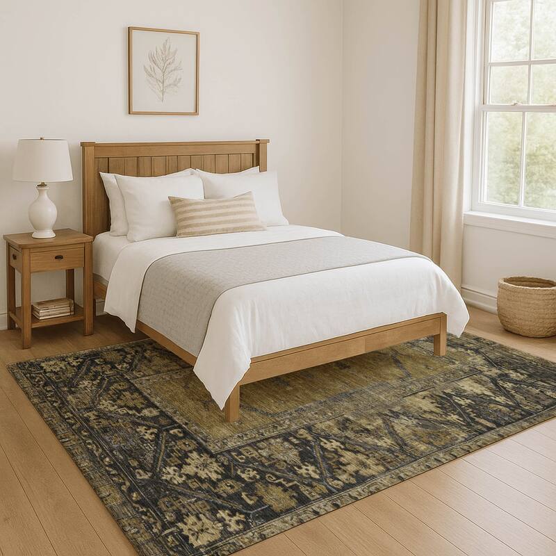 Premium Washable Super Soft Traditional Global Mayfield Rug