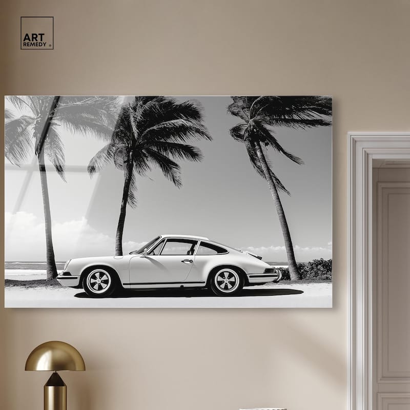 Analog Vintage Car Acrylic by Art Remedy, Ready to Hang