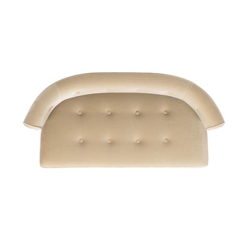 Jared 51" Modern Recessed Arm Tufted Bench Settee