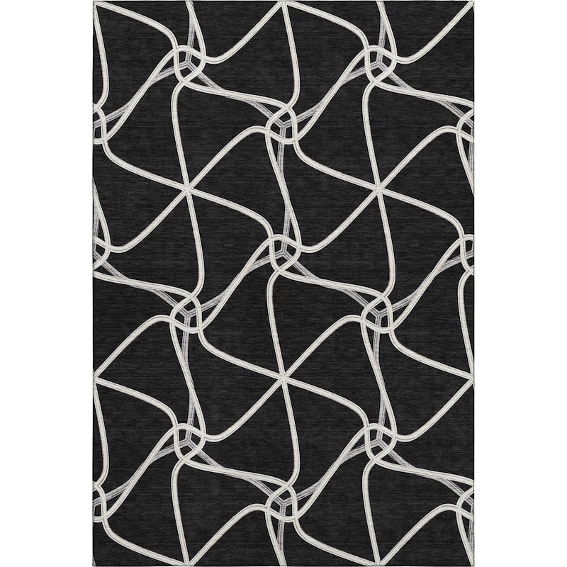 Premium Washable Super Soft Contemporary Geo Mayfield Rug