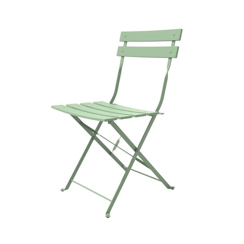 Clihome 3 Piece Outdoor Side Table Premium Steel Patio Bistro Set