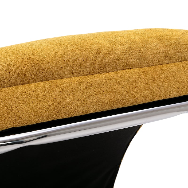 Linen Chaise Lounge Indoor Chair