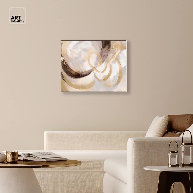Dreamy Swirls III Canvas by Art Remedy