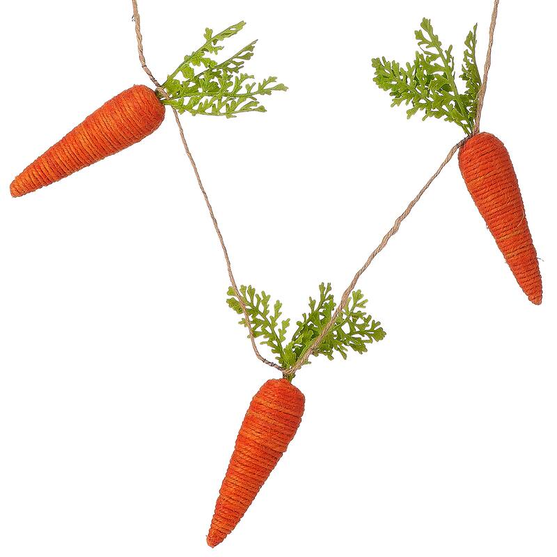 56" Jute Carrot Garland