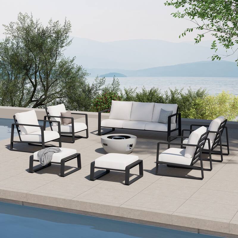Melbourne 8-piece Fire Seating Set