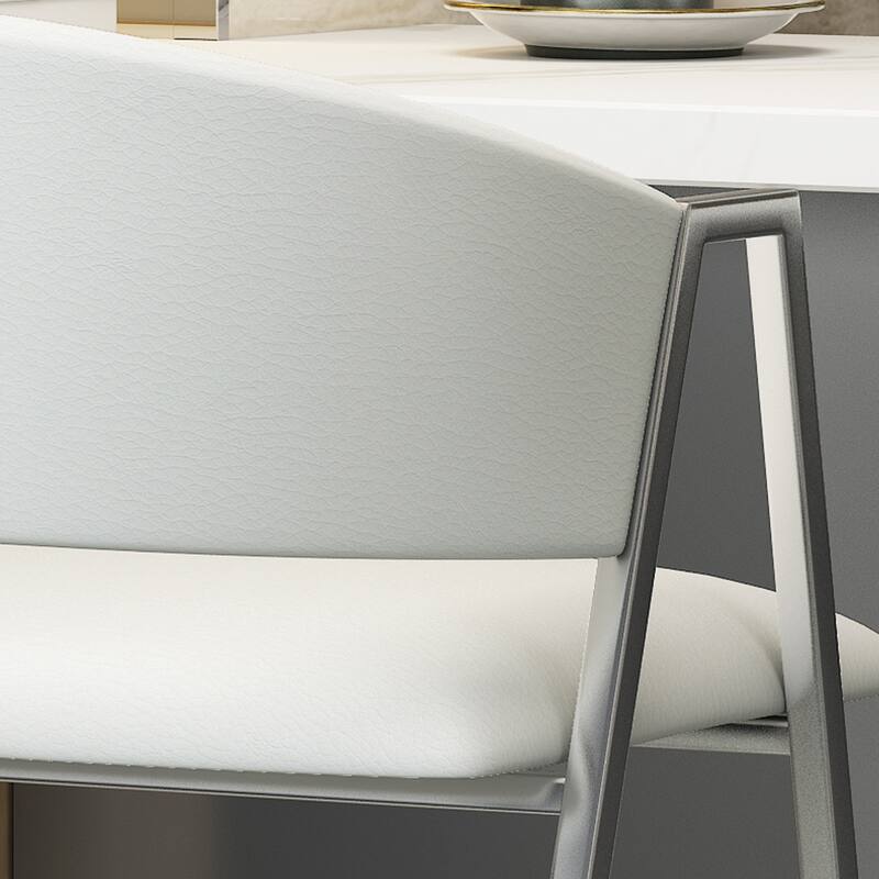 Ivory Kitchen Breakfast Bar Chairs Ergonomic Bar Chairs Casual Bar Chairs Multi-Functional Bar Chairs for Kitchen