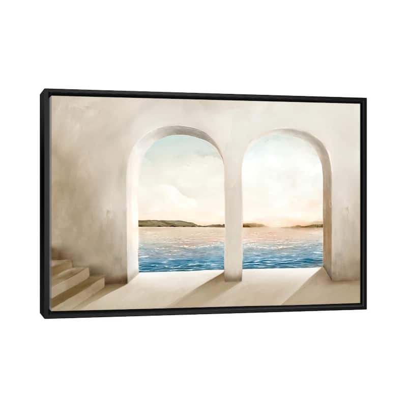 iCanvas "Two Arches" by Isabelle Z Framed Canvas Print - Black - 32x48