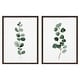 preview thumbnail 12 of 14, Kate and Laurel Sylvie Eucalyptus Framed Canvas Set by Maja Mitrovic