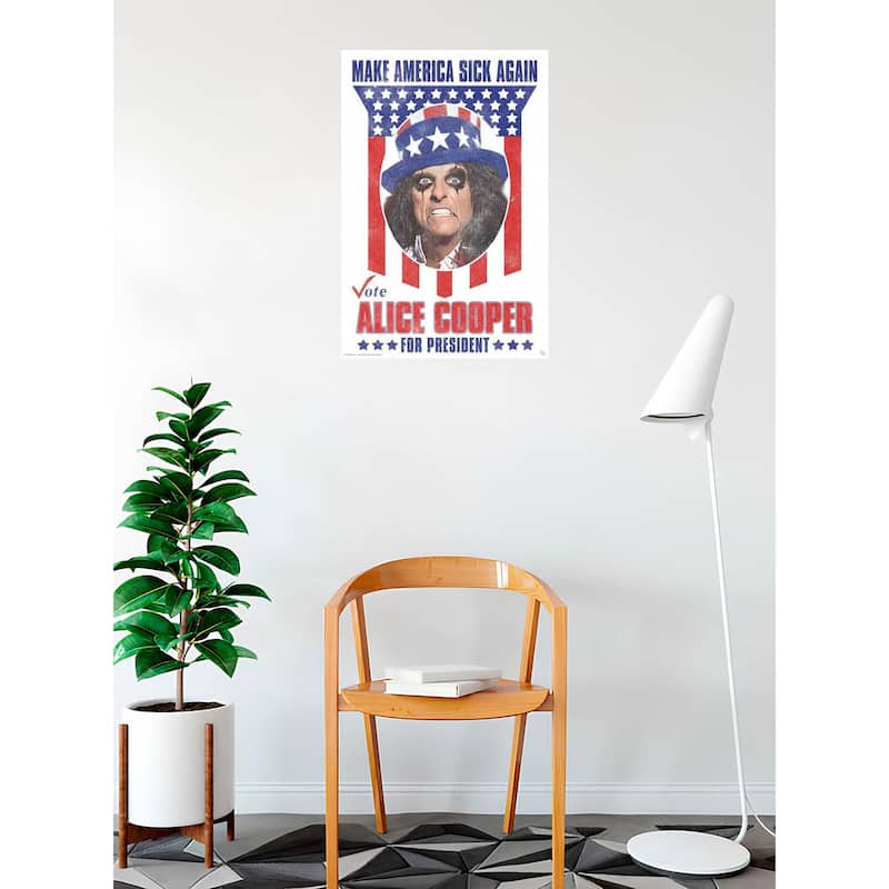 Alice Cooper President Art Poster - 24 x 36 Inch