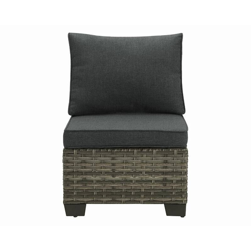 6 Pieces Outdoor Patio Sectional Sofa Couch