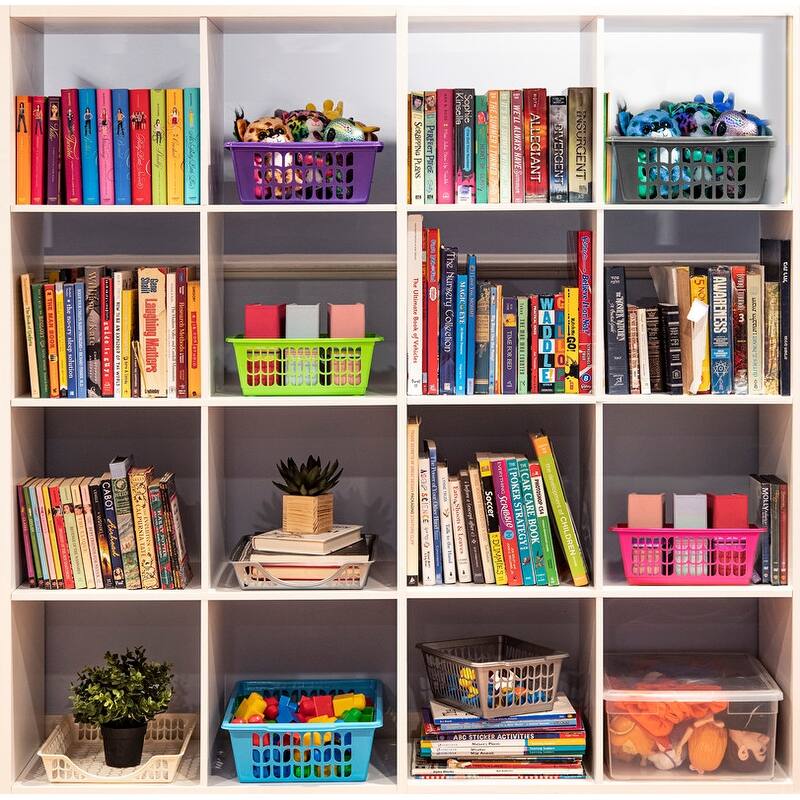 YBM Home Large Plastic Storage Basket for Organizing