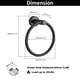 preview thumbnail 6 of 6, Wall Mounted Towel Ring,Bathroom Hand Towel Ring(2 pieces)