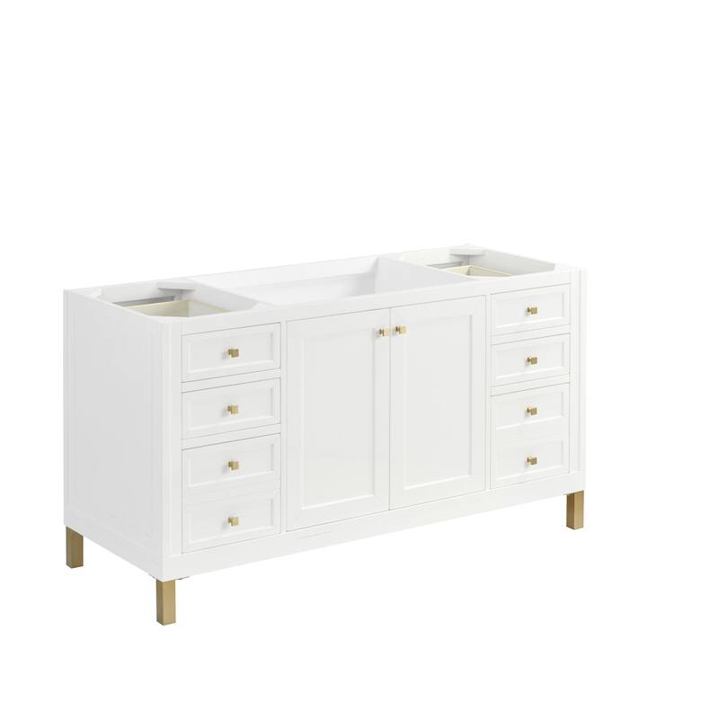 James Martin Vanities 503-V60S-3CAR Chicago 60" Free Standing Single
