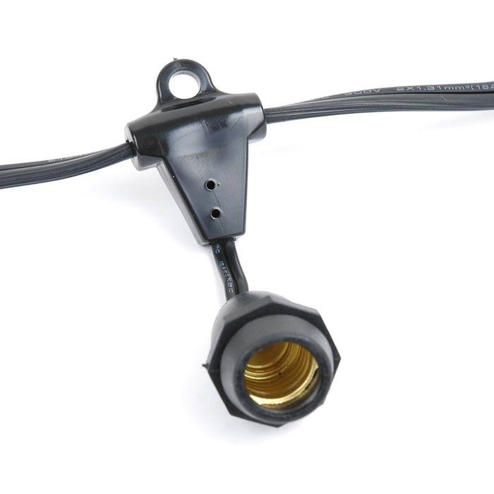 100 Foot G50 Heavy Duty Suspended Outdoor Patio Globe String Lights, 100 Bulbs - String Lights