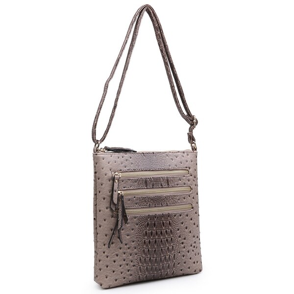 ostrich crossbody bag