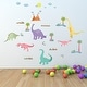 preview thumbnail 3 of 6, Walplus Happy Dinosaurs Kids Children Wall Sticker Nursery Decor Decal