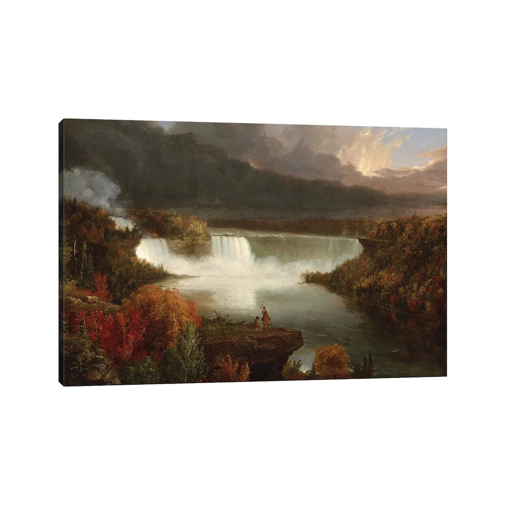 iCanvas "Distant View of Niagara Falls, 1830" by Thomas Cole Canvas Print