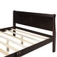 preview thumbnail 4 of 7, Classic Wood Platform Bed with Headboard & Footboard, Queen Bed Frame