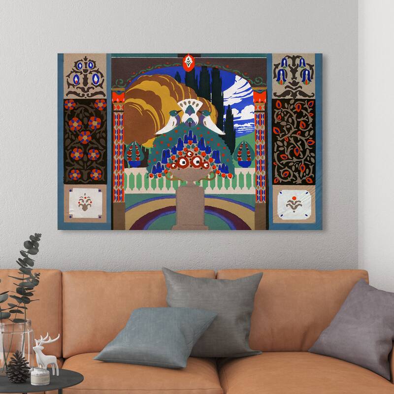 Wynwood Studio World and Countries VOLATILIA LIGNUM Brown and Dark Brown Modern & Contemporary Wall Art Canvas Print - 30 x 45