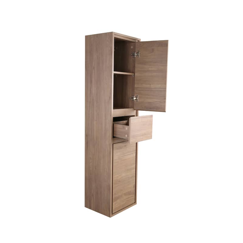 Morava 16'' Wall Mounted Linen Cabinet