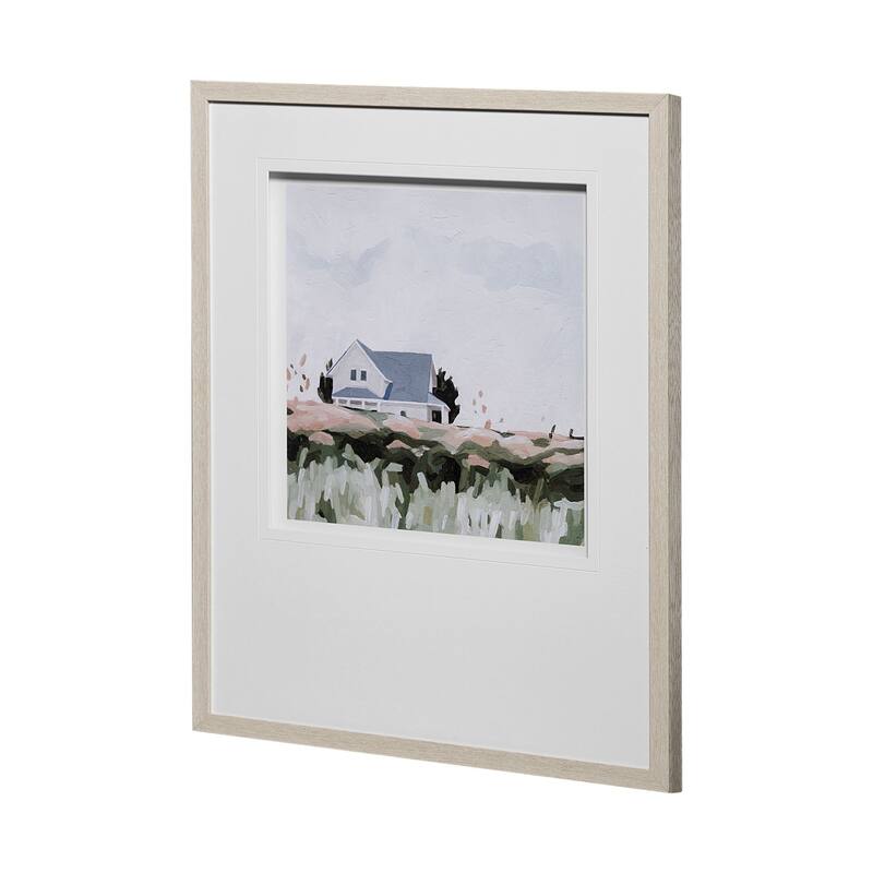 House on a Hill I Framed Art Print