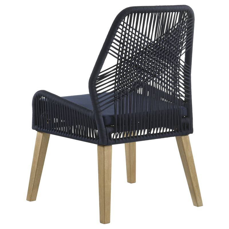Nakia Woven Rope Dining Side Chairs (Set of 2)