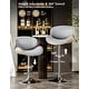 preview thumbnail 6 of 78, Bar Stools Adjustable Height Swivel Faux Leather Armless Barstools