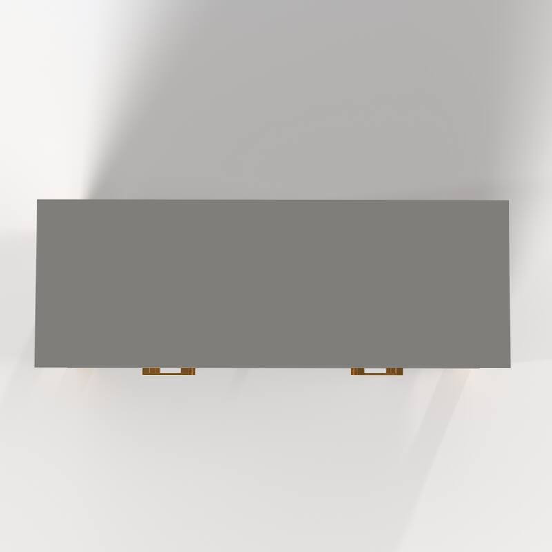 Roomfitters 6-Drawer Double Dresser, Modern Bedroom Storage Cabinet with Solid Wood Legs & Metal Handles