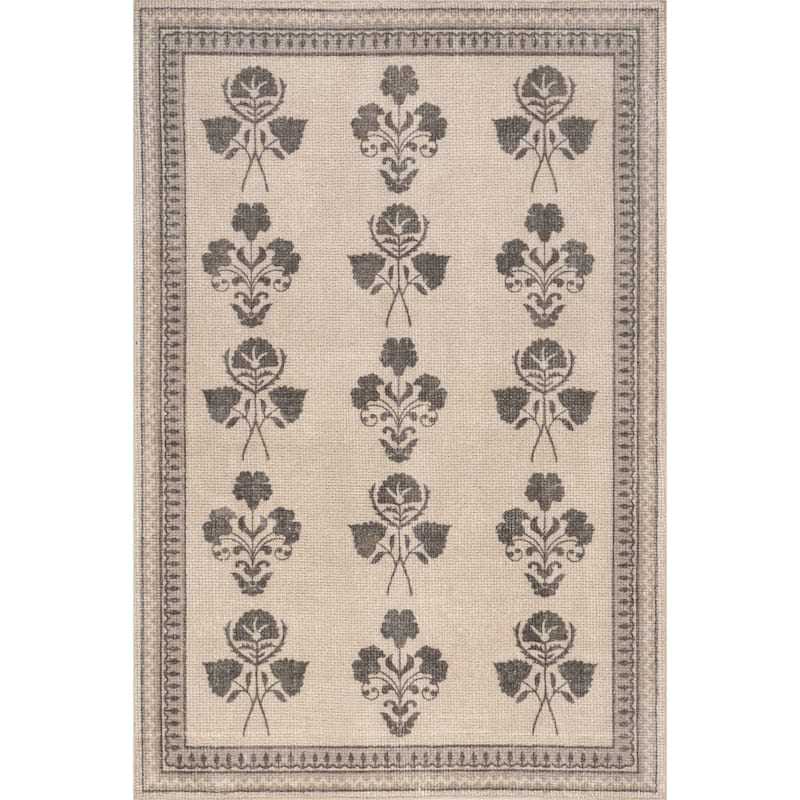 Padma Lakshmi Floris Hand-Tufted Floral Wool-Blend Rug