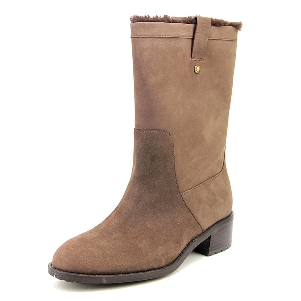 Cole Haan Jessup WP Women Round Toe Leather Mid Calf Boot