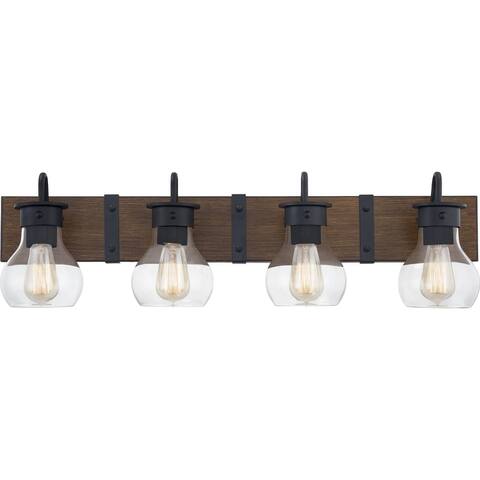 Maverick 4-Light Earth Black Vanity Light - Earth Black