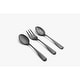 preview thumbnail 2 of 2, Cambridge Rhiannon Black Satin 3-Piece Serving Set