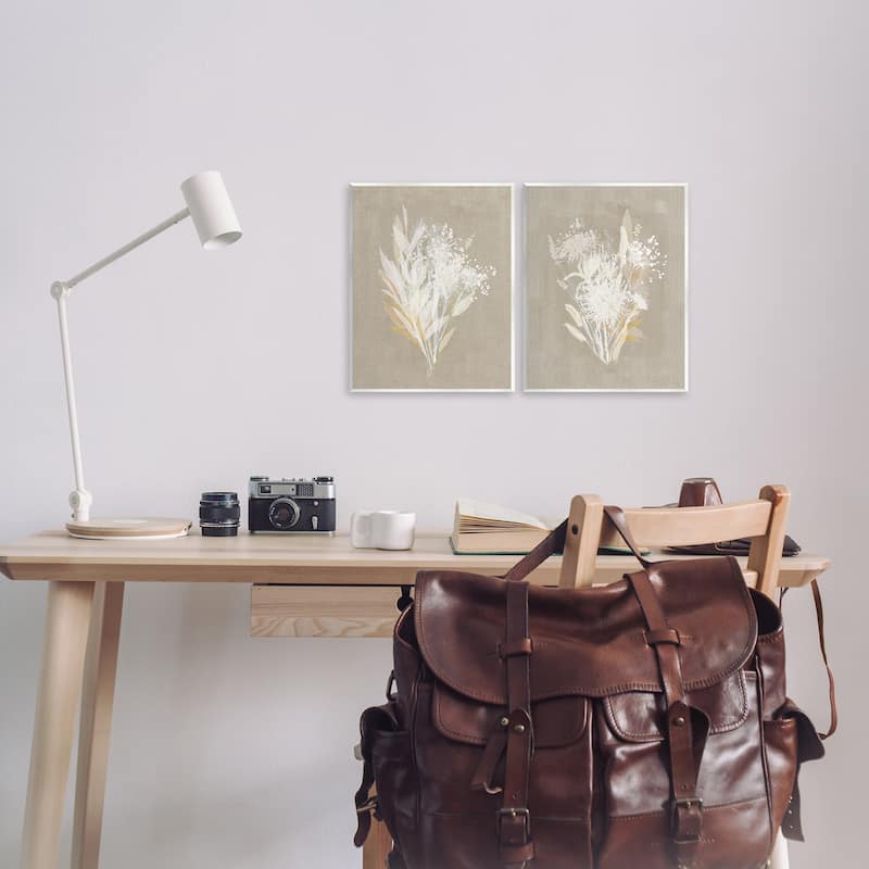 Stupell Natural Herb Impression Wall Plaque Art Design By Susan Jill (Set of 2)