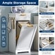 preview thumbnail 26 of 24, VECELO Tilt Out Laundry Hamper Cabinet with Laundry Baskets Hamper Bathroom Storage Cabinet Laundry Cabinet with Drawer