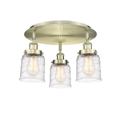 Innovations Lighting Bell - 3 Light 17" Flush Mount