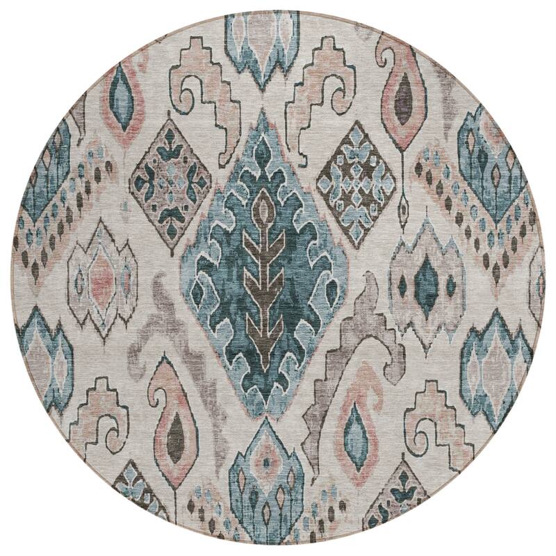 HomeRoots Moroccan Transitional Rectangle Outdoor Rug