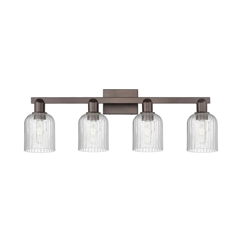 Innovations Lighting Downtown Urban - Bridal Veil - 4 Light 32" Bath Vanity Light