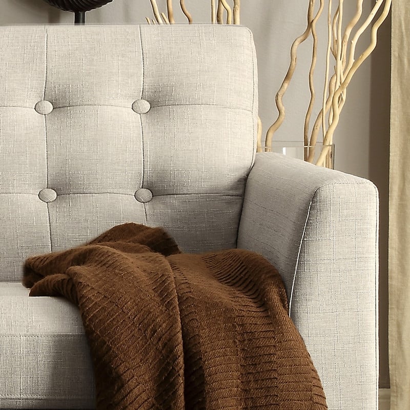 Madison Furniture Estrella Multicolor Tufted Square Arm Loveseat 33 inches Wide