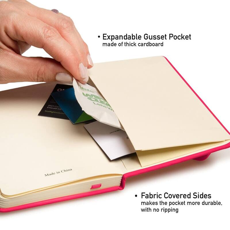 Paper Junkie Simply Genius A6 Pocket Size Mini Hardcover Notebooks-124 pages (Pink, 12 Pack)