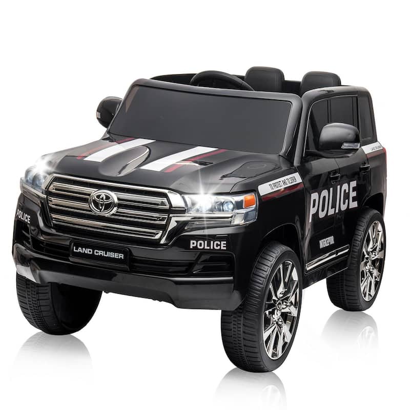 Children's Electric Ride-On Car, with Parental Remote Control - Black