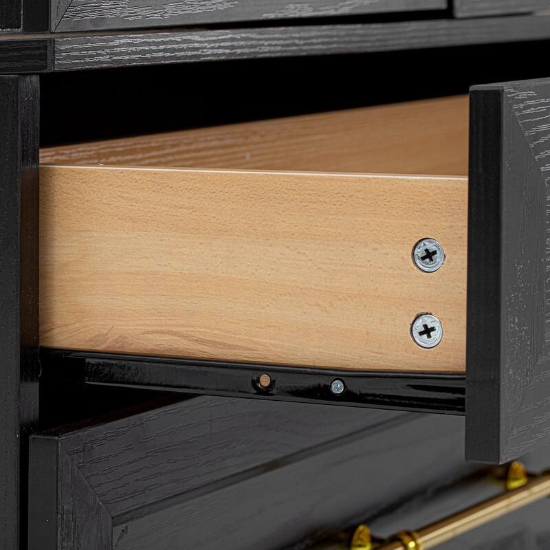 Farmhouse 78.2" Kitchen Pantry Cabinet with 4 Doors, 3 Adjustable Shelves and 3 Drawers