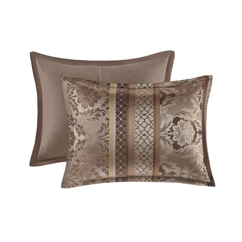 GDF Studio - Jacquard Comforter Set with Decorative Pillows