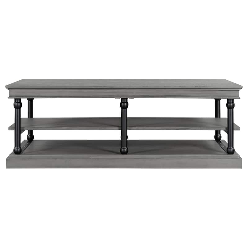 Christopher Knight Home-Thaddeus Rubberwood Coffee Table With Storage
