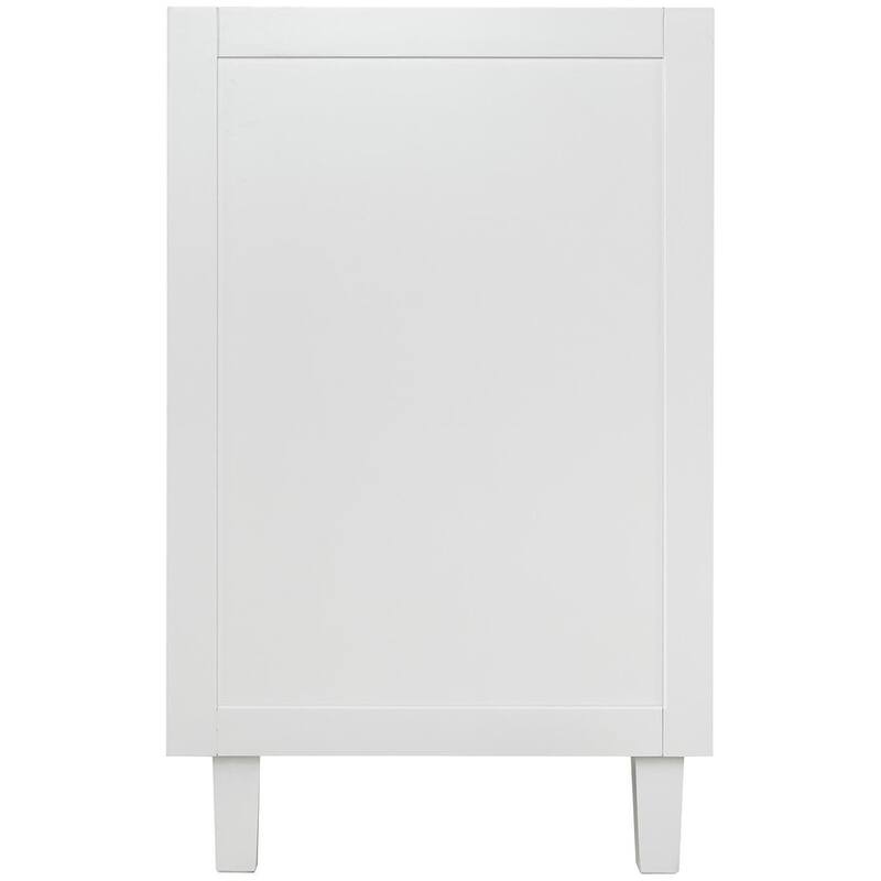 Ariel B60D-BC Monroe 60" Double Free Standing Vanity Cabinet Only