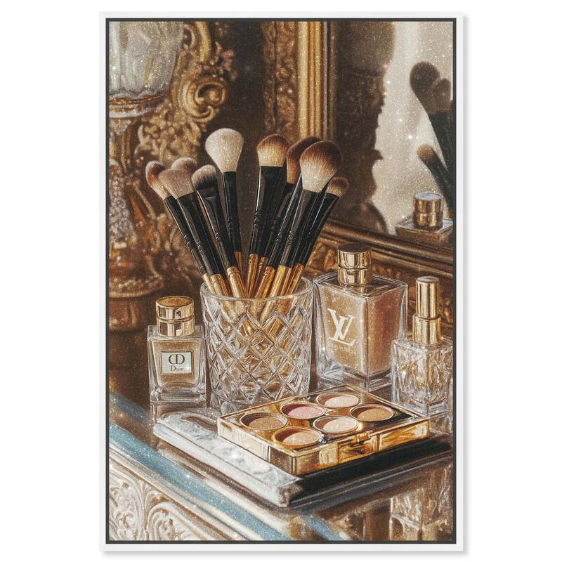 Oranate Makeup Collection Canvas by Art Remedy - 10" x 15" - White