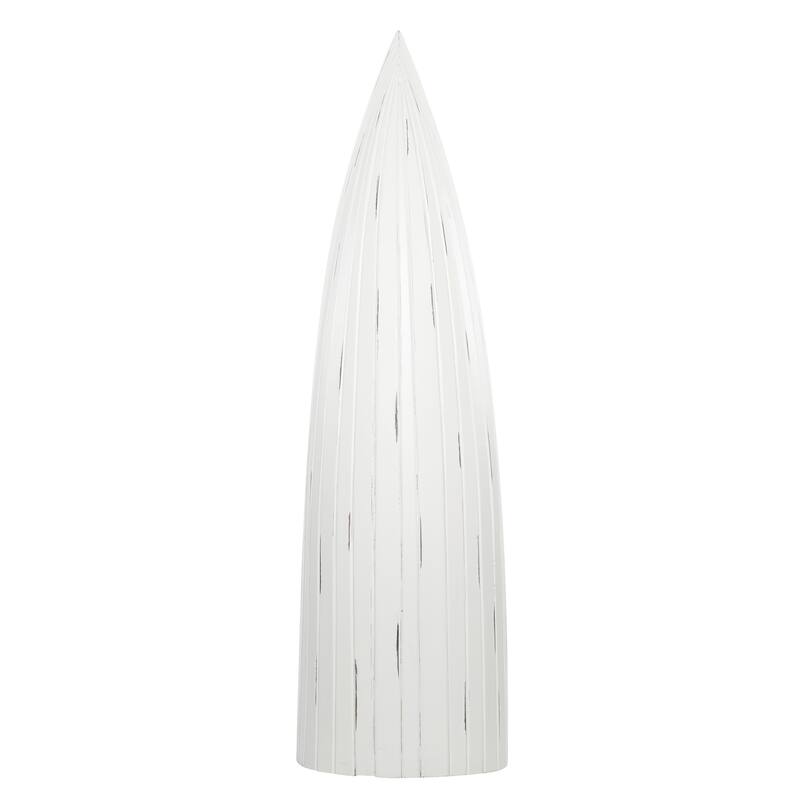 White Wood 25 Bottle Boat Storage Standing Wine Rack