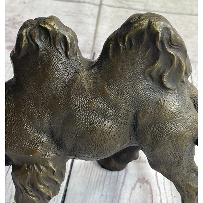 Dromedary Or Bactrian Camel Bronze Figurine Figure Statue Sculpture Original Milo 8.5 Inches X 12 Inches